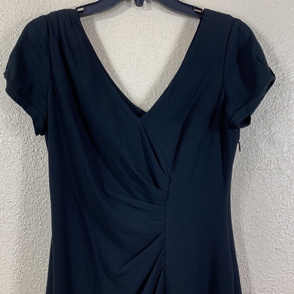 Banana Republic Dress Black V-neck Size 2 - Picture 5 of 14